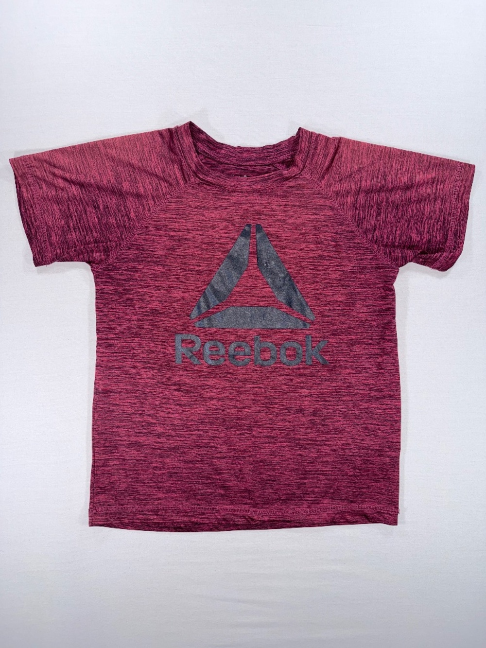 Reebok Boys Heather Crimson Active T-Shirt Size S (8)